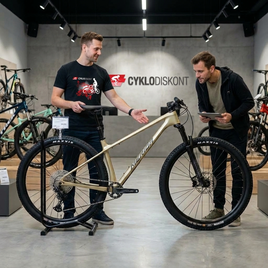 Výběr horského kola v cyklo prodejně s odborným poradenstvím